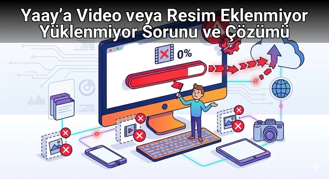 Yaay’a Video veya Resim Eklenmiyor Yüklenmiyor Sorunu ve Çözümü